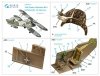 Quinta Studio QD48312 Gloster Gladiator MKII 3D-Printed & coloured Interior on decal paper (Roden) 1/48